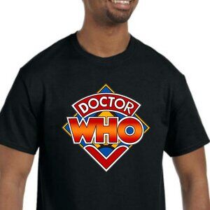 Classic Doctor Who T-Shirt NEW *Multiple colors available* vintage 4th Baker